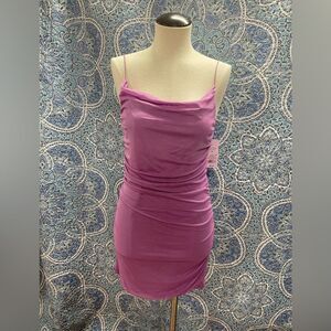 Lavender mini dress